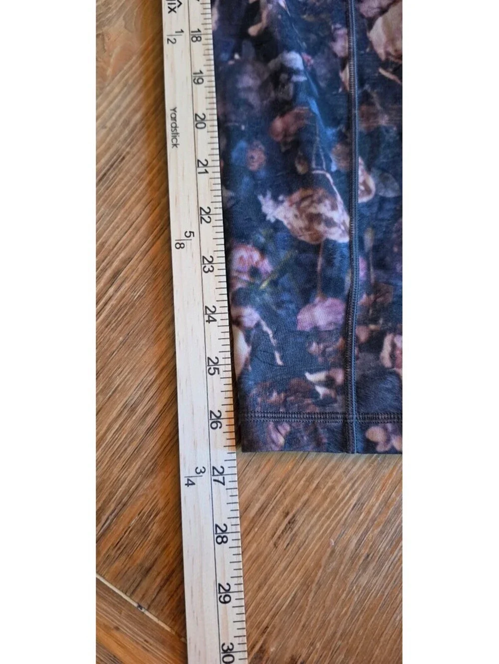 Lululemon If You’re Lucky Crop Leggings Size 6 Moody Mirage Floral